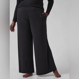 Athleta Well Rested Rib Sleep Wide Leg Soft Pajama Pant  NWT